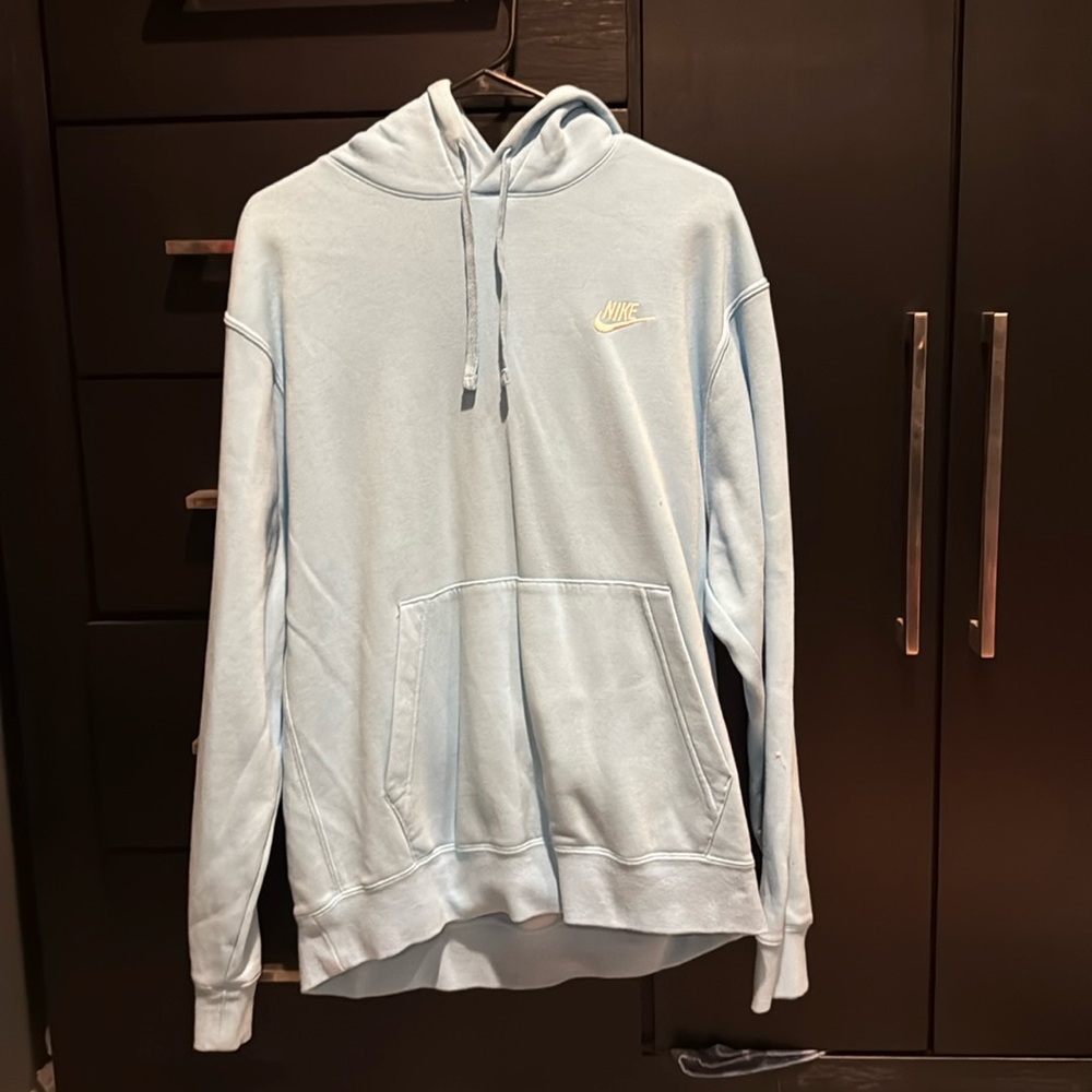 Light blue nike hoodie